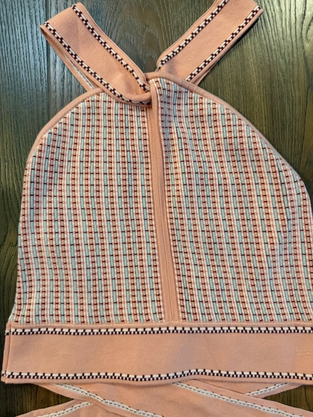 NWT- Club Monaco Raeni Halter Knit Top - Picture 4 of 6